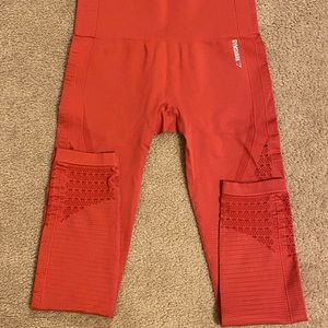 Red Gymshark Leggings